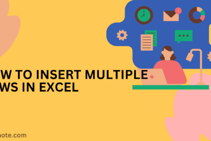 How to Insert Multiple Rows in Excel