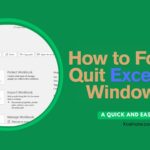 How to Force Quit Excel on Windows
