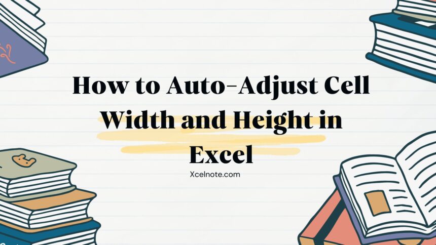 How to Auto-Adjust Cell Width and Height in Excel