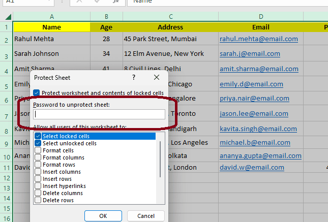 How to Lock Cells in Excel