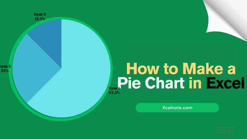 How to Make a Pie Chart in Excel