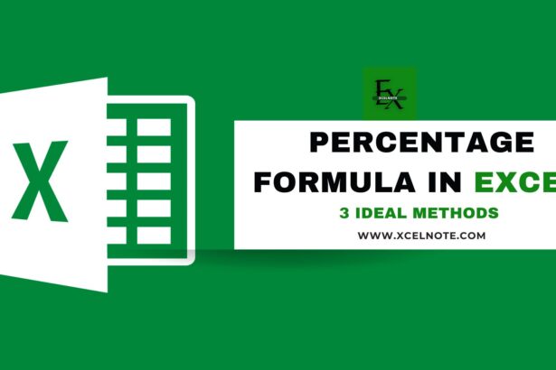 Percentage Formula in Excel: 3 Ideal Methods