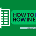 How to pin a row in Excel