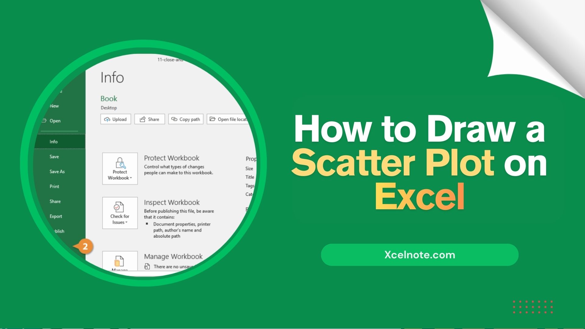How to Draw a Scatter Plot on Excel