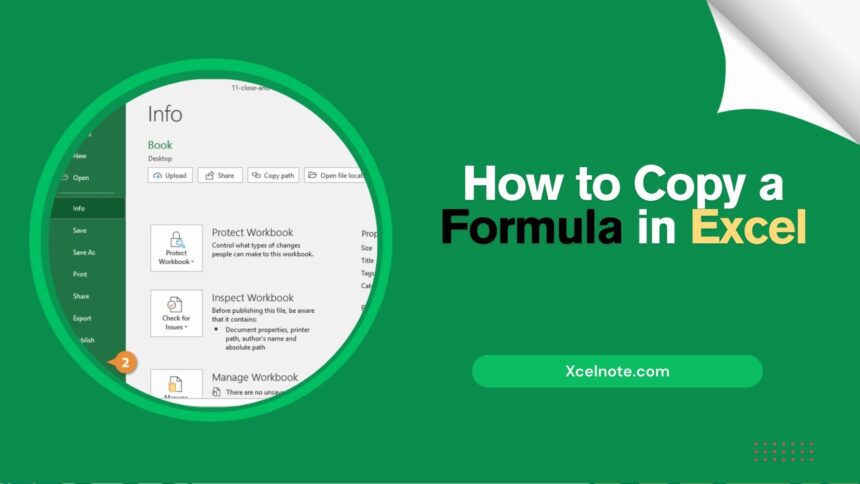 How to Copy a Formula in Excel