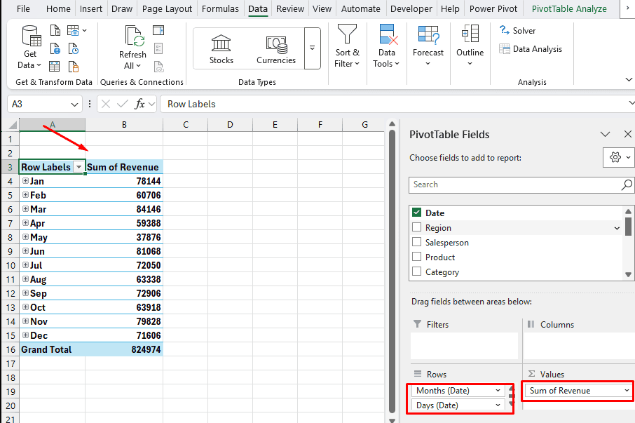 How to Create a Sales Dashboard in Excel