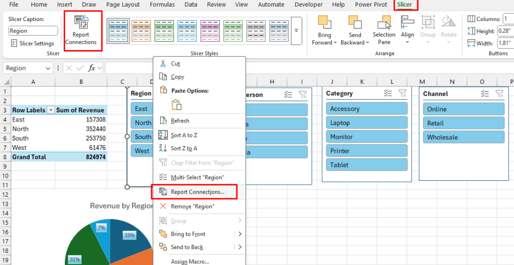 How to Create a Sales Dashboard in Excel
