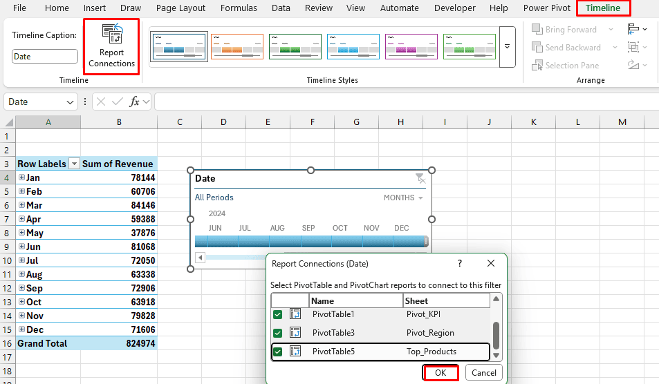 How to Create a Sales Dashboard in Excel