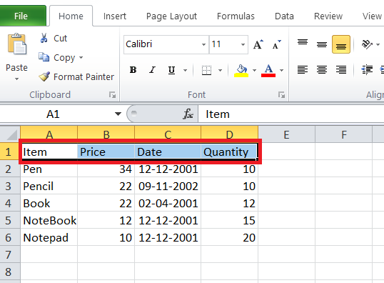 How to merge cells in excel