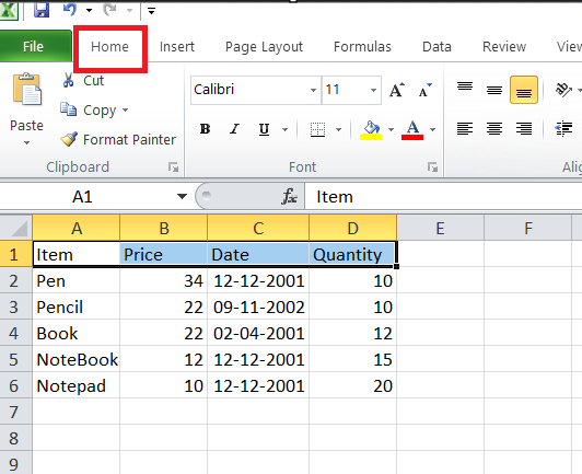 How to merge cells in excel