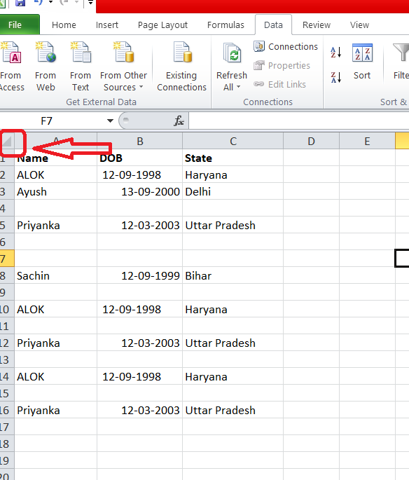 remove rows from excel
