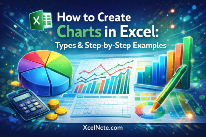 How to Create Charts in Excel: Types & Step-by-Step Examples