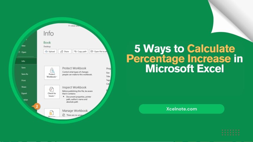 5 Ways to Calculate Percentage Increase in Microsoft Excel