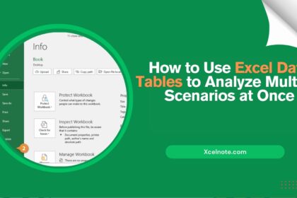 How to Use Excel Data Tables to Analyze Multiple Scenarios at Once
