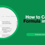 How to Copy a Formula in Excel